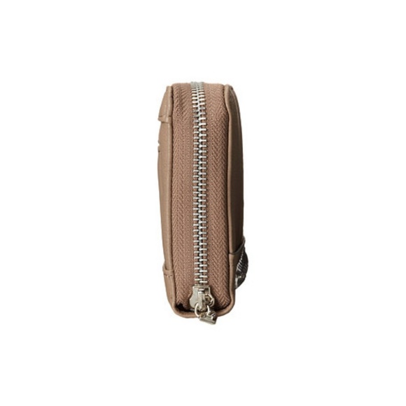 GUESS Leather Zip Around Wallet (Brown & Beige) - Picture 4 of 4